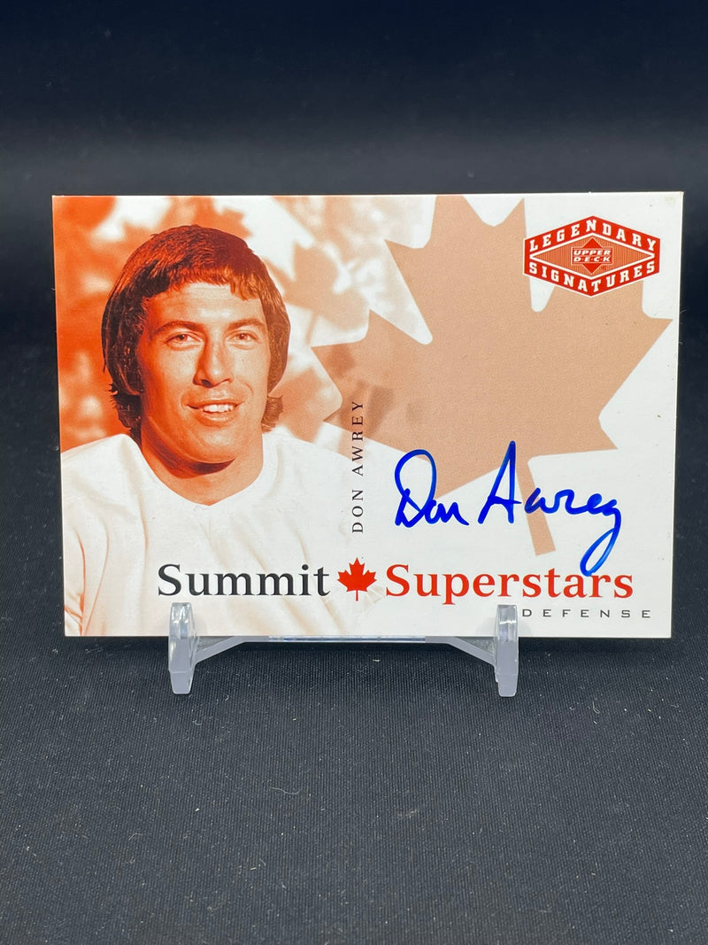 2004 UPPER DECK LEGENDARY SIGNATURES - SUMMIT SUPERSTARS - D. AWREY -