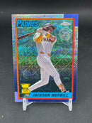 2025 TOPPS SERIES ONE - SILVER PACK - AQUA MOJO - J. MERRILL - #T90C-34 - #'D/199
