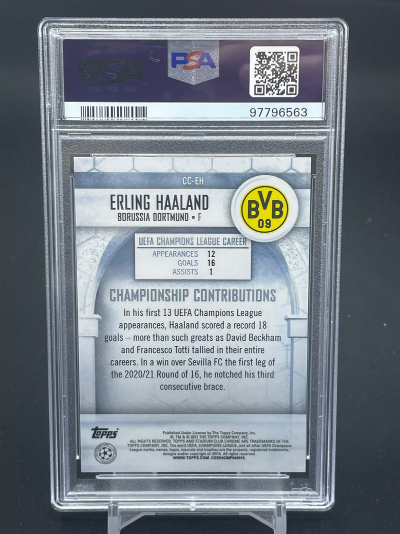 2020 TOPPS STADIUM CLUB CHROME - CHAMP CONTRIBUTIONS - E. HAALAND -