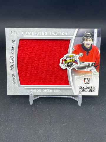 2014 IN THE GAME HEROES AND PROSPECTS - SUPER SERIES - J. DICKINSON - #SSJ-13 - #'D/1 - RELIC