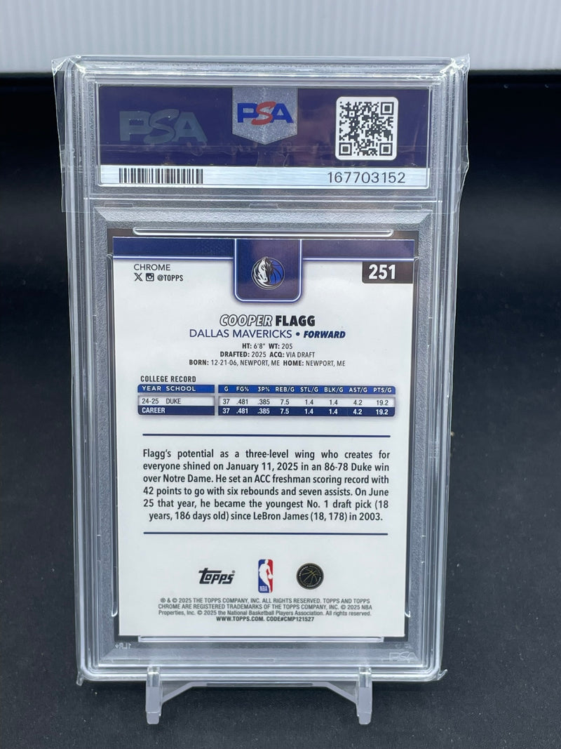 2025 TOPPS CHROME - RED WHITE AND BLUE REFRACTOR - C. FLAGG -