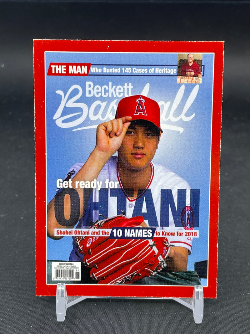 2018 BECKETT COVERS - S. OHTANI / M. TROUT -