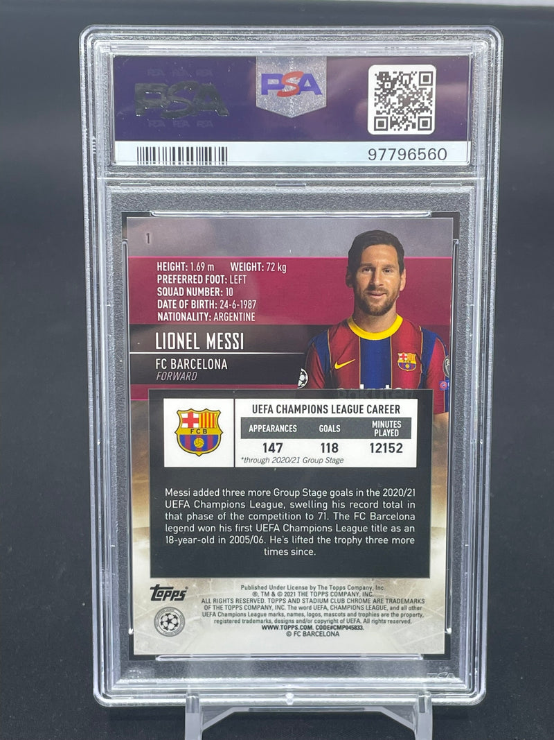 2020 TOPPS STADIUM CLUB CHROME - L. MESSI -