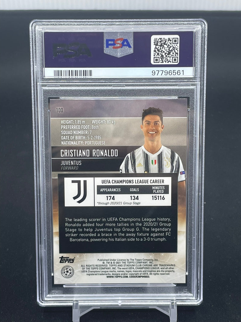 2020 TOPPS STADIUM CLUB CHROME - C. RONALDO -