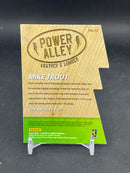 2019 PANINI LEATHER & LUMBER - POWER ALLEY DIE-CUT - M. TROUT -
