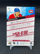 2020 UPPER DECK SERIES ONE - UD EXCLUSIVES - YOUNG GUNS - J. EVANS - #247 - #'D/100 - RC