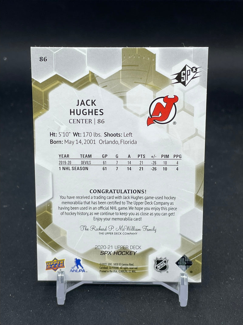 2020 UPPER DECK SPX - J. HUGHES -