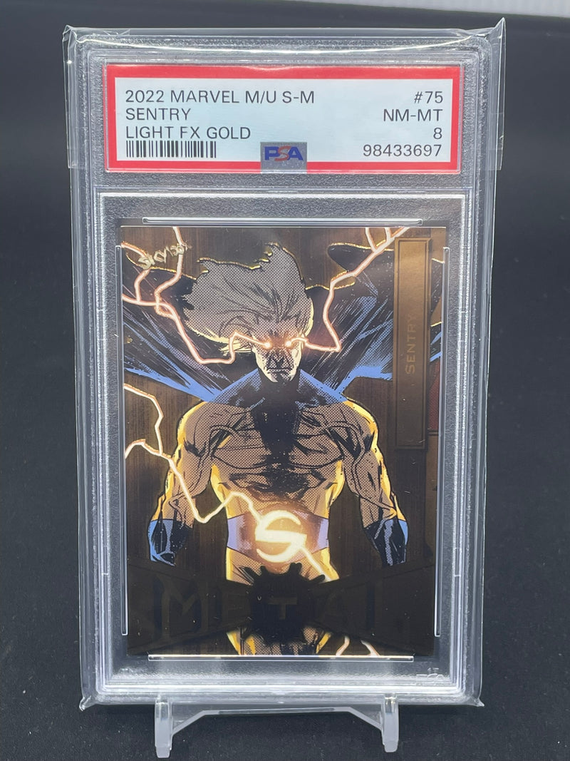 2022 UPPER DECK MARVEL METAL UNIVERSE - LIGHT FX GOLD - SENTRY -