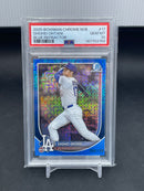 2025 TOPPS BOWMAN CHROME - MEGA BOX BLUE REFRACTOR - S. OHTANI - #17 - #'D/150 - PSA 10