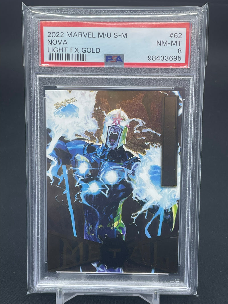 2022 UPPER DECK MARVEL METAL UNIVERSE - LIGHT FX GOLD - NOVA -