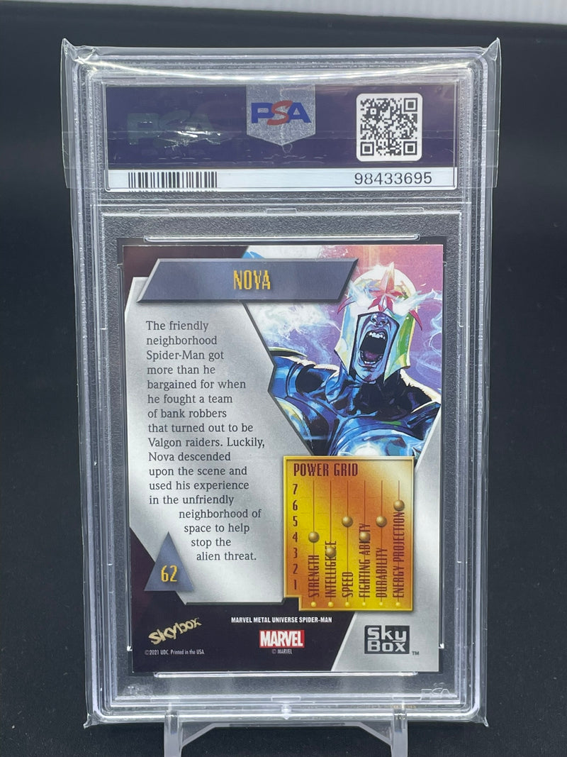 2022 UPPER DECK MARVEL METAL UNIVERSE - LIGHT FX GOLD - NOVA -