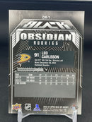 2023 UPPER DECK SPX - BLACK OBSIDIAN ROOKIES - L. CARLSSON - #OR-1 - #'D/199 - RC