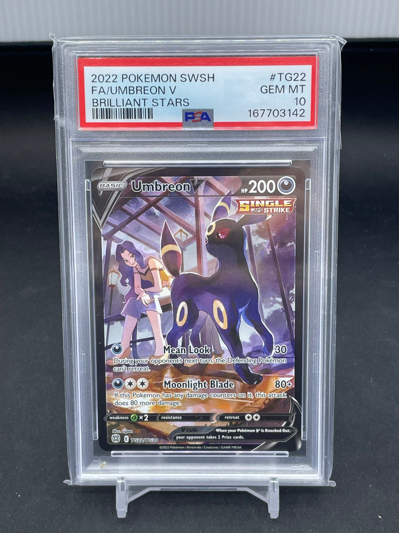 POKEMON - BRILLIANT STARS - UMBREON V - FULL ART -