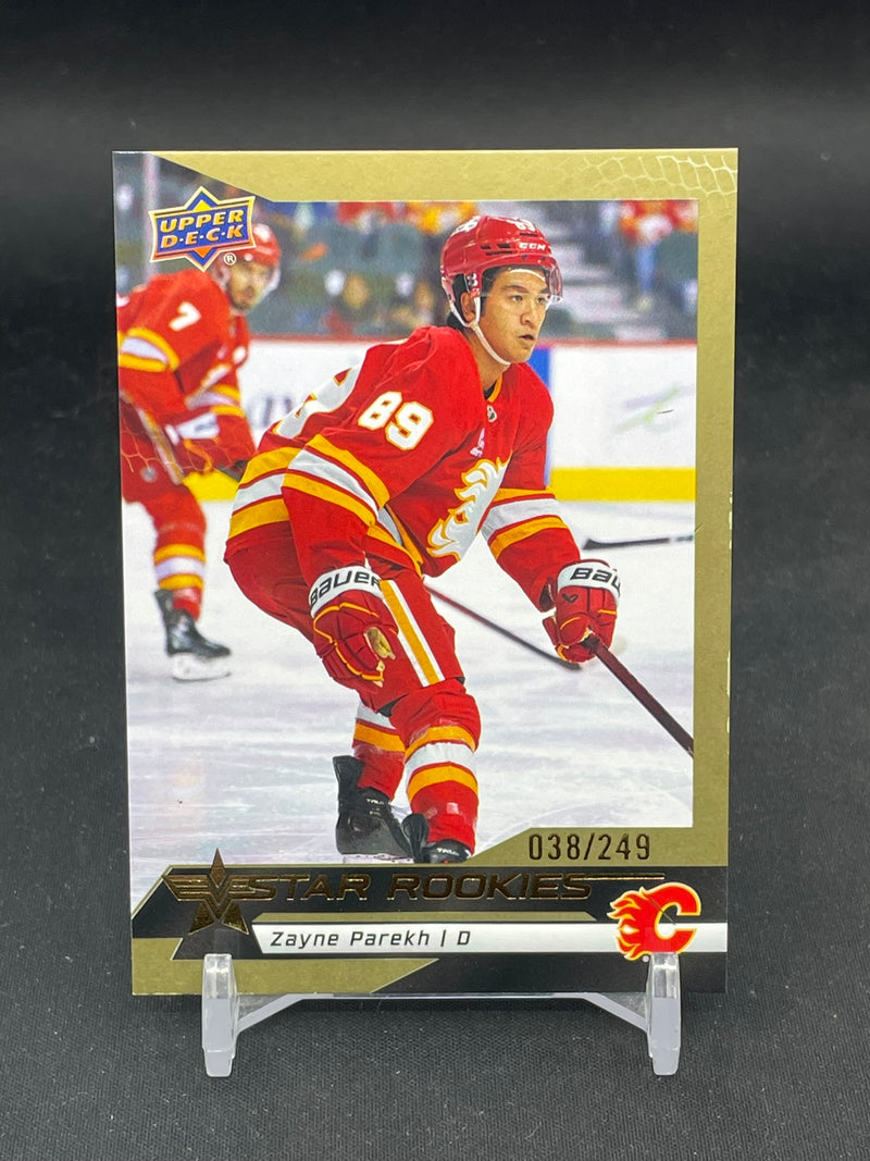 2025 UPPER DECK STAR ROOKIES - GOLD - Z. PAREKH - #15 - #'D/249 - RC