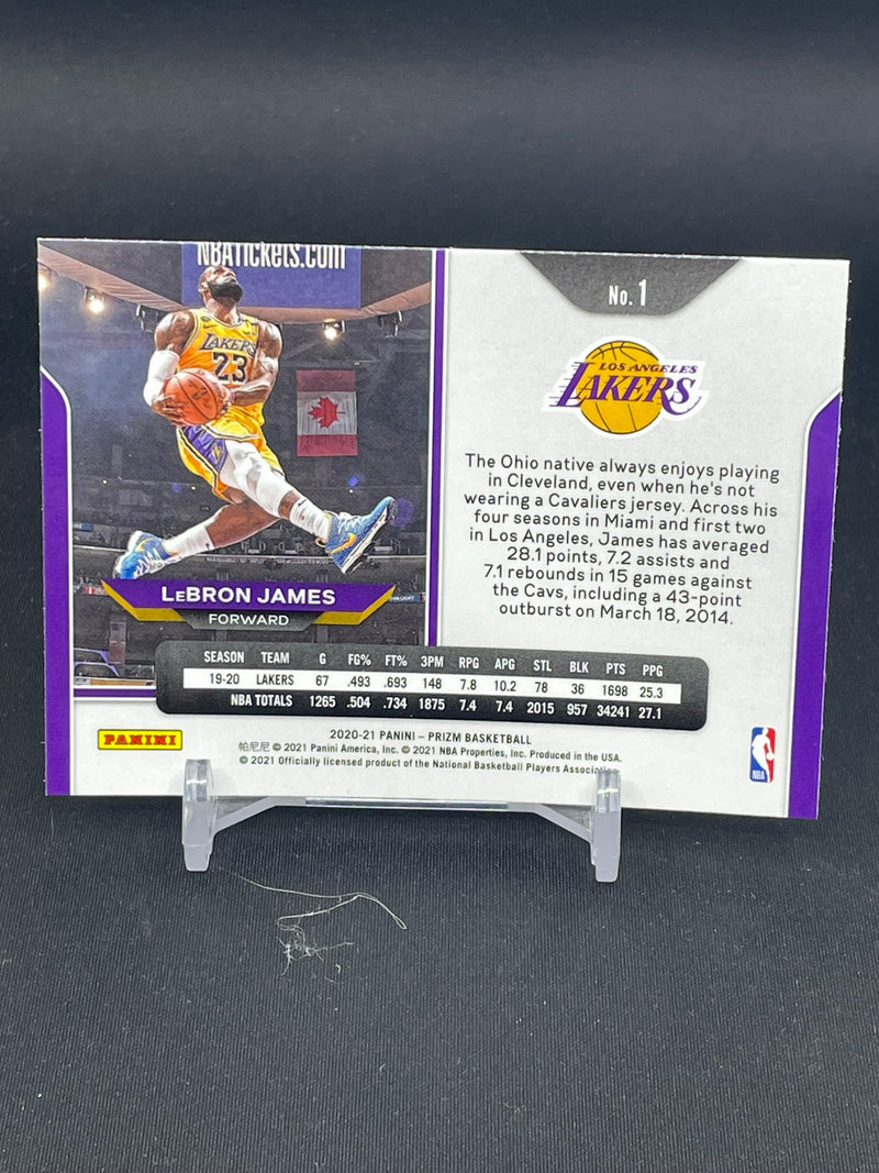 2020 PANINI PRIZM - L. JAMES -