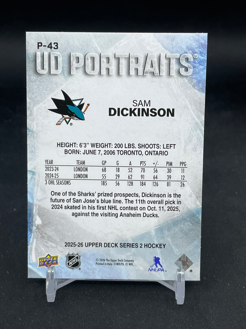 2025 UPPER DECK SERIES TWO - UD PORTRAITS - S. DICKINSON -