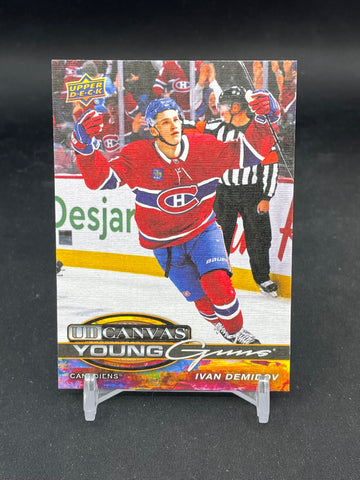 2025 UPPER DECK SERIES TWO - UD CANVAS - YOUNG GUNS - I. DEMIDOV - #C-231 - RC