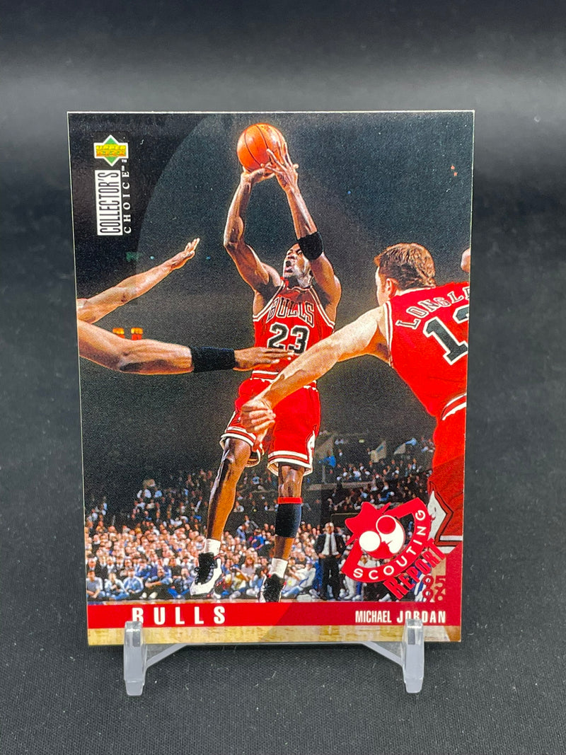 1995 UPPER DECK COLLECTOR'S CHOICE - SCOUTING REPORT - M. JORDAN -