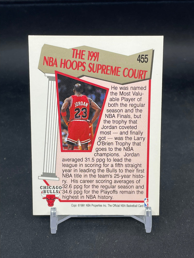 1991 NBA HOOPS - SUPREME COURT - M. JORDAN -