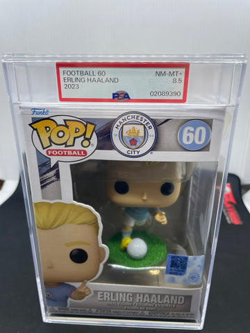 GRADED FUNKO - FOOTBALL 60 - MANCHESTER CITY - ERLING HAALAND - PSA 8.5