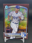 2025 TOPPS BOWMAN CHROME - BURGUNDY MOJO REFRACTOR - 1ST BOWMAN - J. CAGLIANONE - #BCP-103 - #'D/275