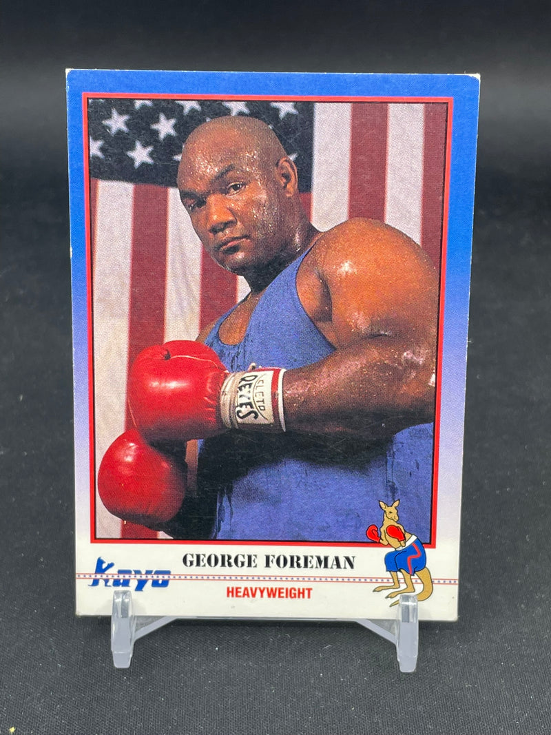 1991 KAYO CARDS - G. FOREMAN -