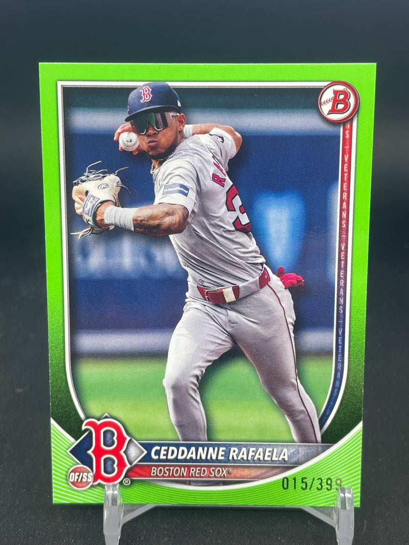 2025 TOPPS BOWMAN - NEON GREEN - C. RAFAELA - #53 - #'D/399