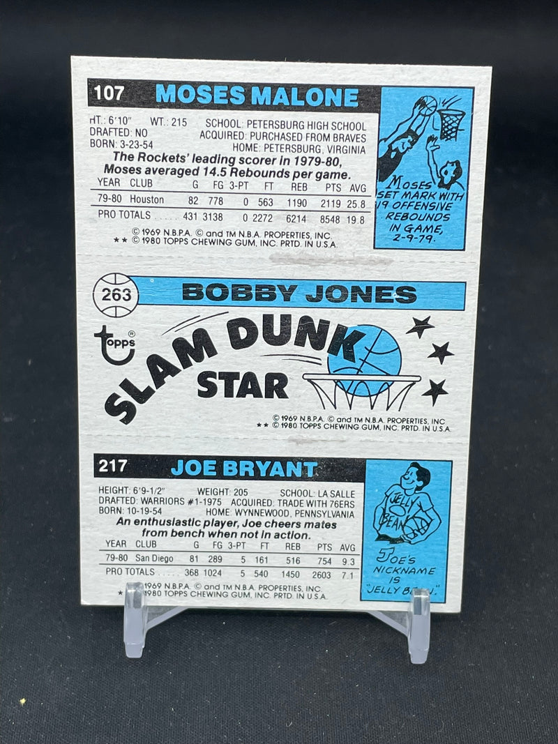 1980 TOPPS - M. MALONE / B. JONES / J. BRYANT -