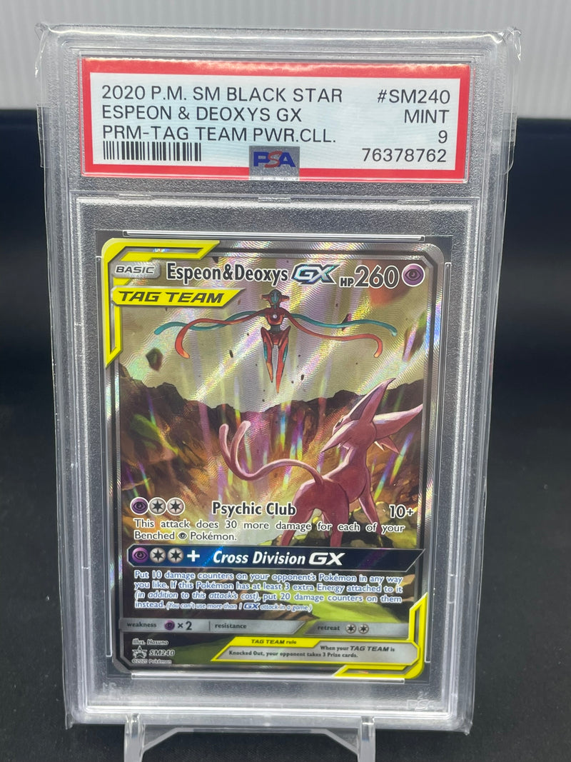 POKEMON - PROMO - ESPEON & DEOXYS GX - FULL ART -