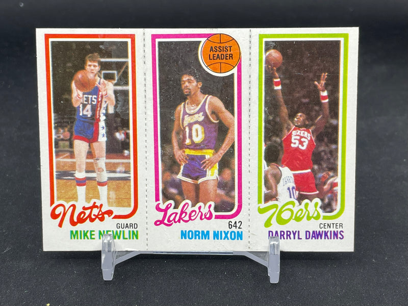1980 TOPPS - D. DAWKINS / N. NIXON / M. NEWLIN -