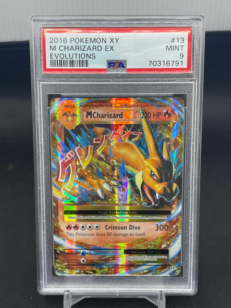 POKEMON - EVOLUTIONS - M CHARIZARD EX - HOLO -