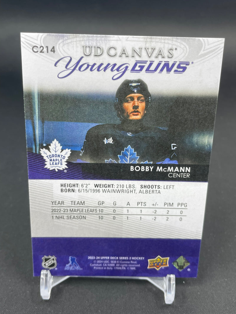 2023 UPPER DECK SERIES TWO - UD CANVAS YOUNG GUNS - B. McMANN -