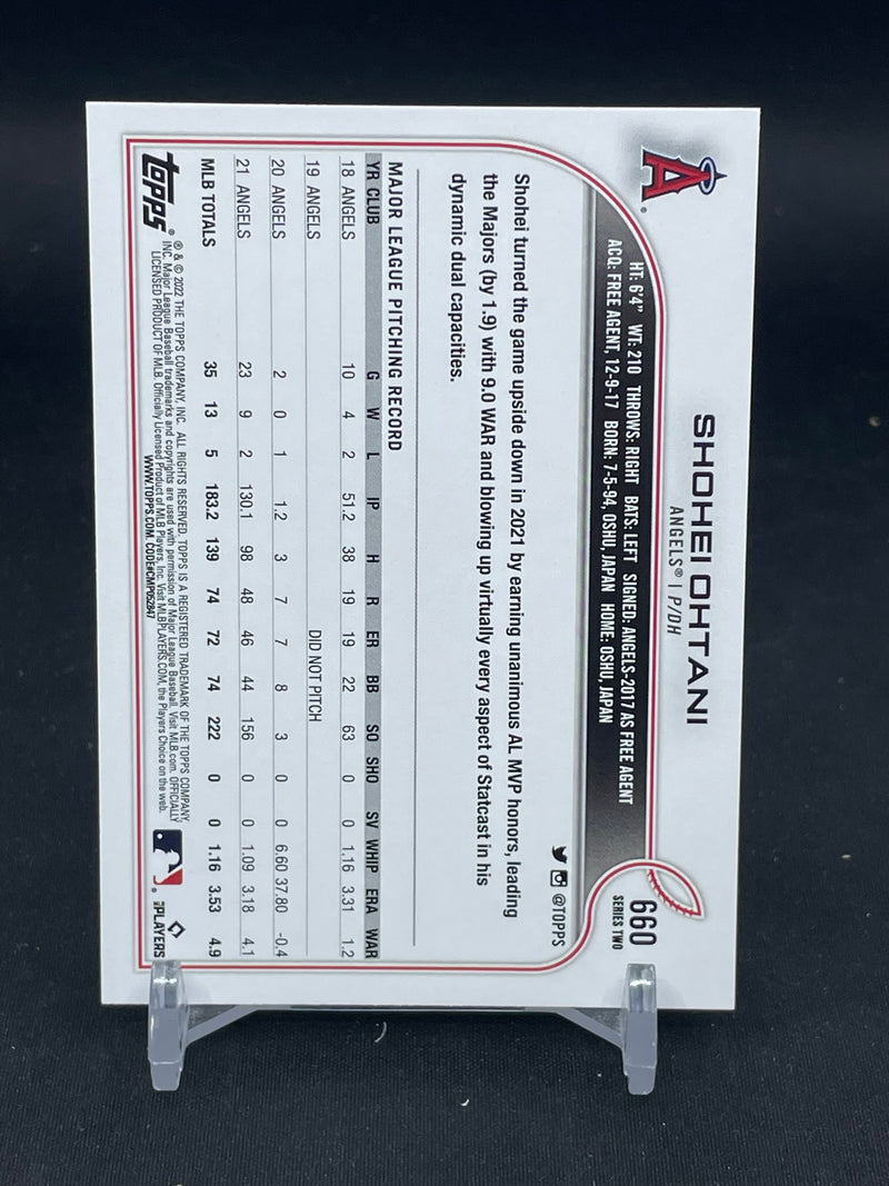 2022 TOPPS SERIES TWO - ROYAL BLUE - S. OHTANI -