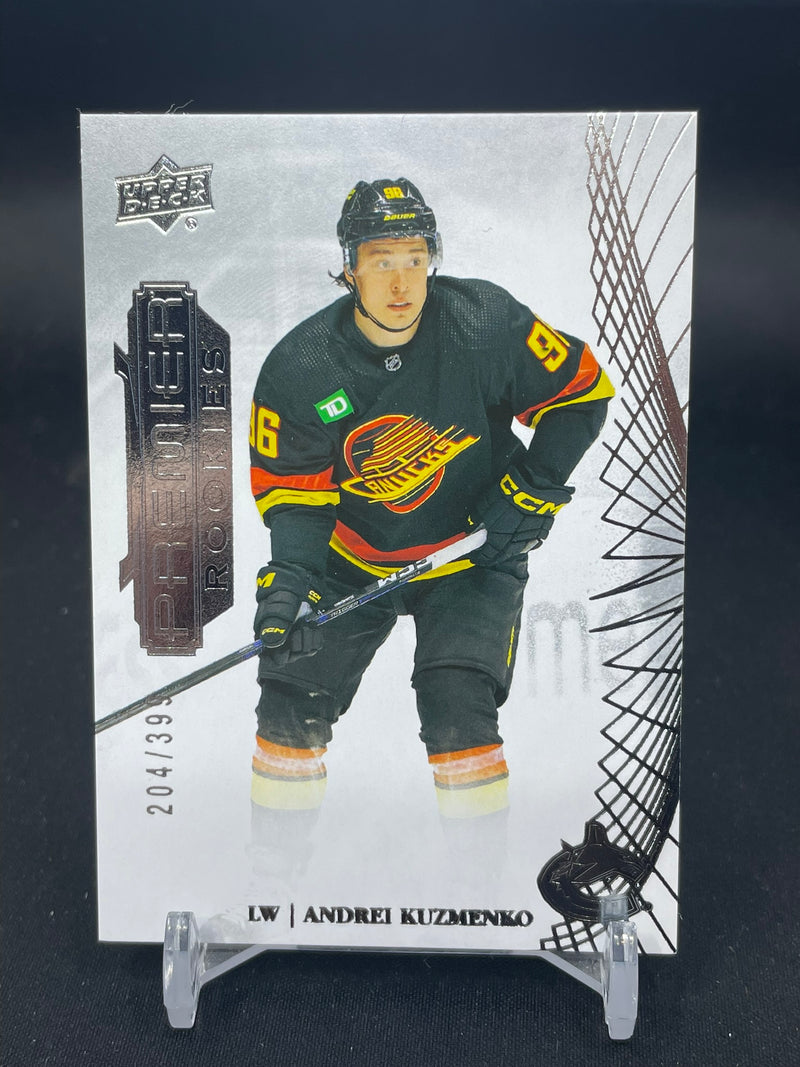 2022 UPPER DECK PREMIER - PREMIER ROOKIES - A. KUZMENKO - #141 - #'D/399 - RC