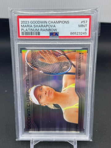 2023 UPPER DECK GOODWIN CHAMPIONS - PLATINUM RAINBOW - M. SHARAPOVA - #57 - PSA 9