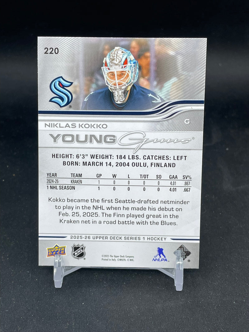 2025 UPPER DECK SERIES ONE - YOUNG GUNS - N. KOKKO -