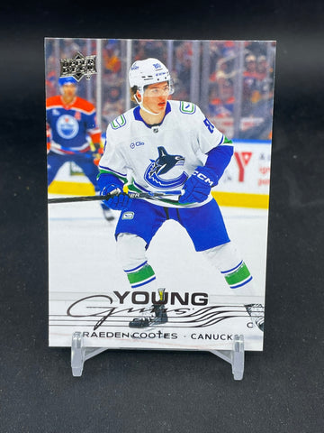 2025 UPPER DECK SERIES TWO - YOUNG GUNS - B. COOTES - #497 - RC