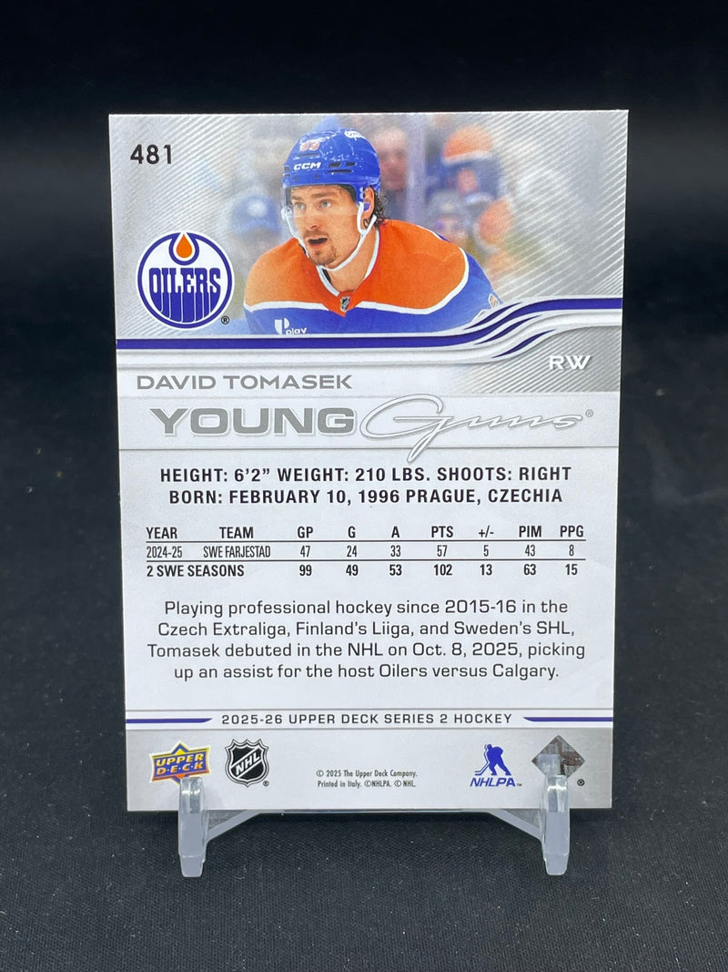 2025 UPPER DECK SERIES TWO - YOUNG GUNS - D. TOMASEK -