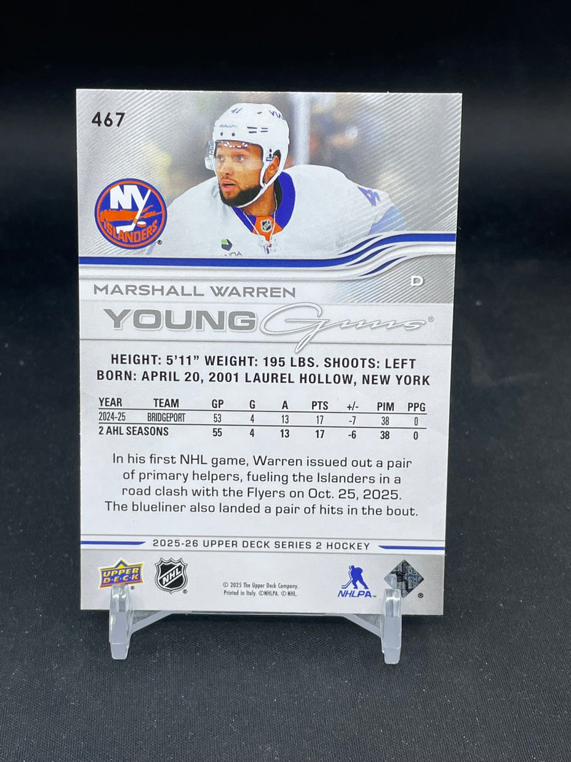 2025 UPPER DECK SERIES TWO - YOUNG GUNS - M. WARREN -