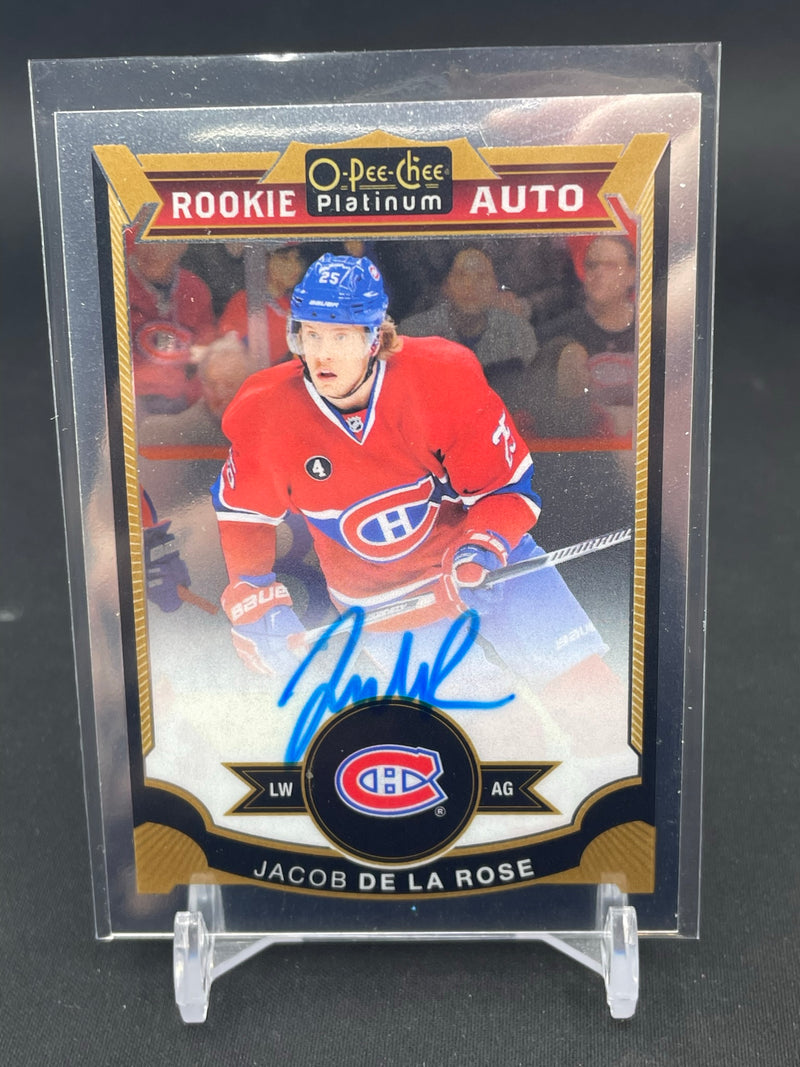 2015 UPPER DECK O-PEE-CHEE PLATINUM - ROOKIE AUTOGRAPH - J. DE LA ROSE -