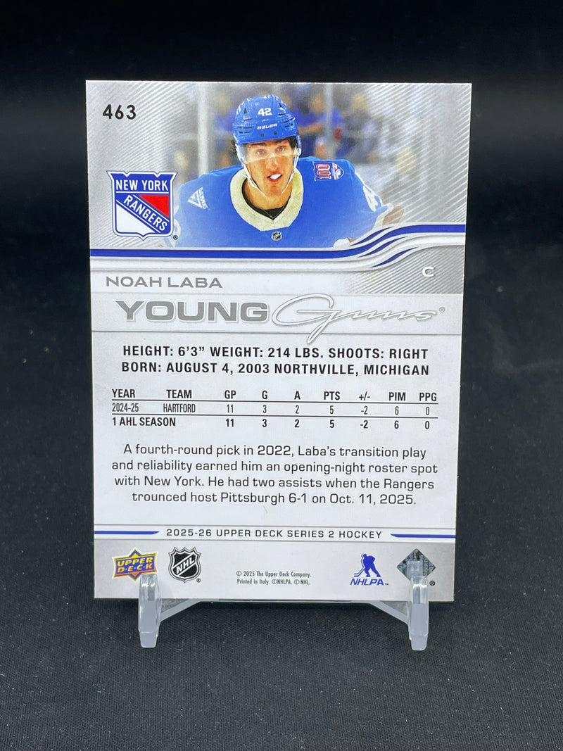 2025 UPPER DECK SERIES TWO - YOUNG GUNS - N. LABA -