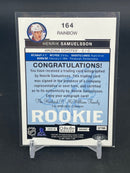 2015 UPPER DECK O-PEE-CHEE PLATINUM - ROOKIE AUTO - RAINBOW - H. SAMUELSSON -