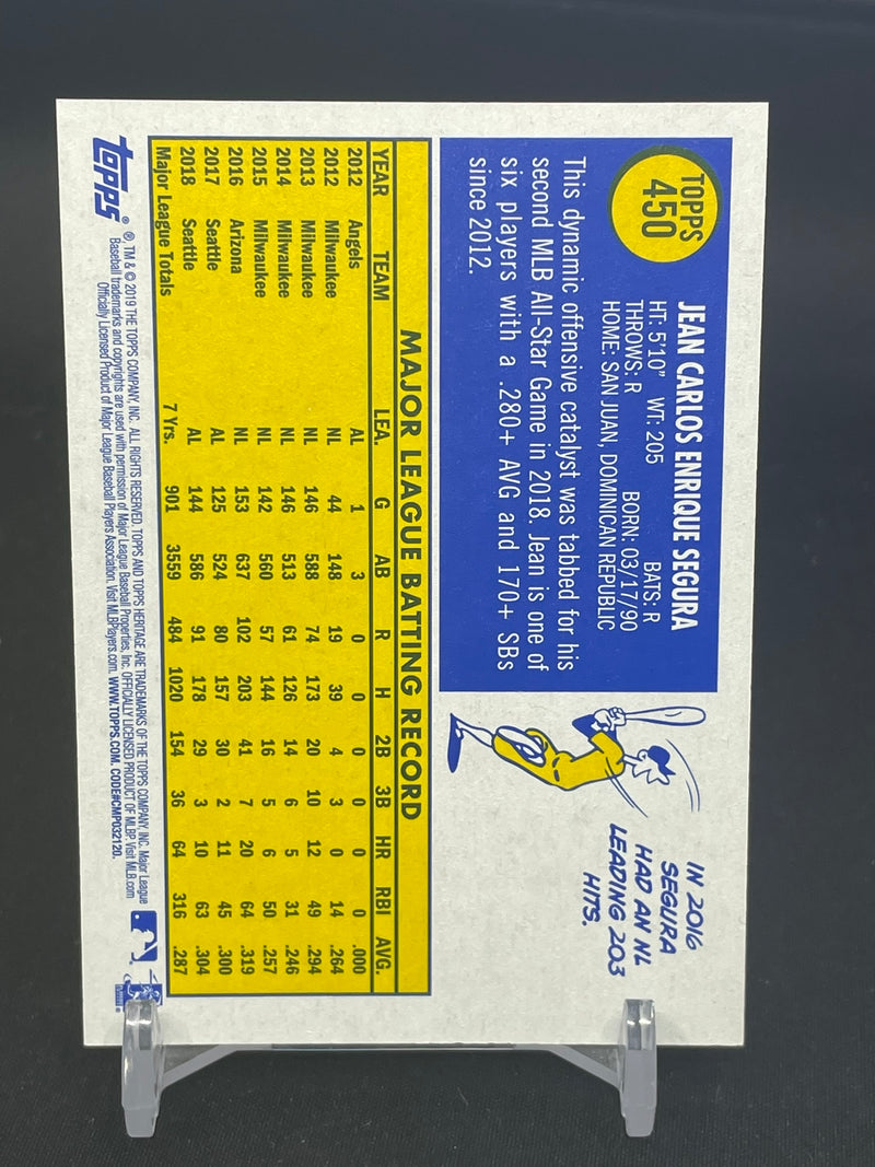2019 TOPPS HERITAGE - CHROME SP - J. SEQURA -