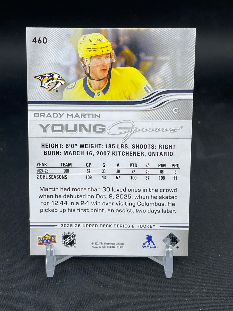 2025 UPPER DECK SERIES TWO - YOUNG GUNS - B. MARTIN -