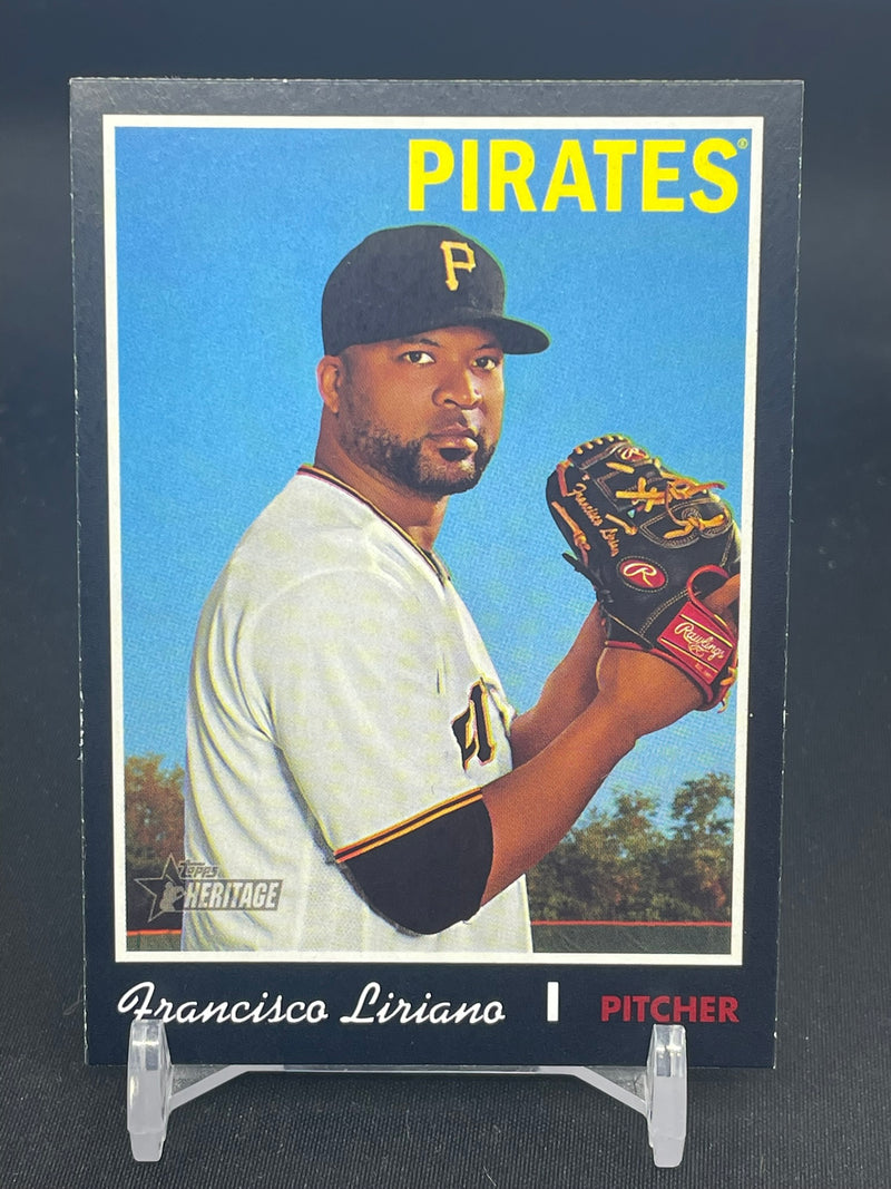 2019 TOPPS HERITAGE - BLACK BORDER - F. LIRIANO -