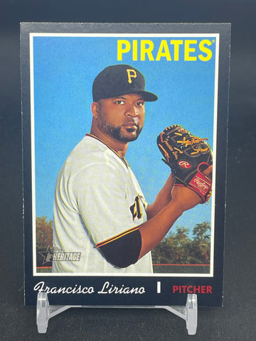 2019 TOPPS HERITAGE - BLACK BORDER - F. LIRIANO - #632