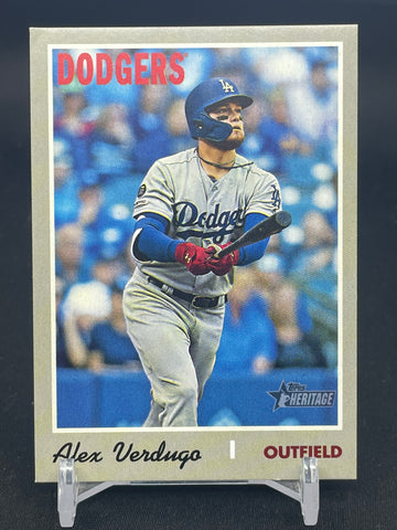 2019 TOPPS HERITAGE - ACTION - A. VERDUGO - #540