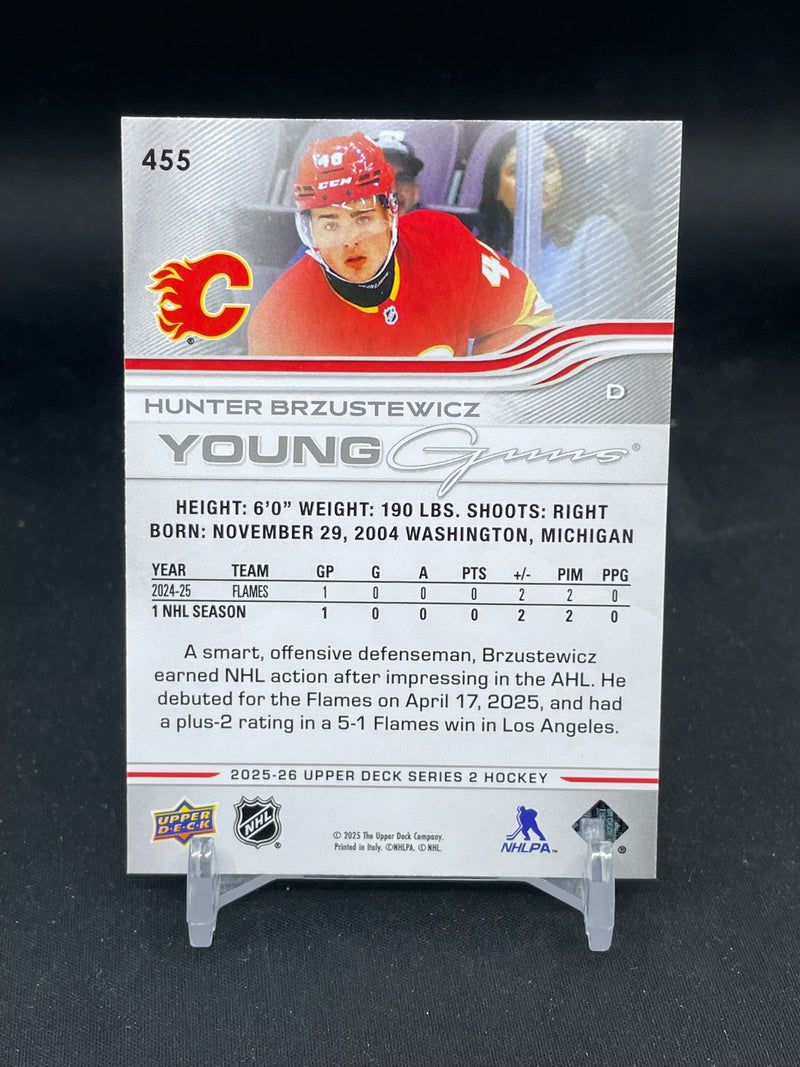 2025 UPPER DECK SERIES TWO - YOUNG GUNS - H. BRZUSTEWICZ -