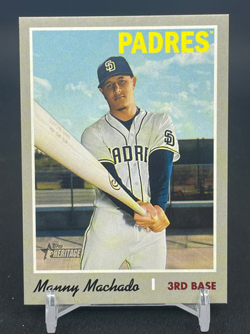 2019 TOPPS HERITAGE - TEAM NAME - M. MACHADO - #520