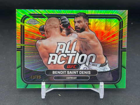 2026 TOPPS CHROME - LIME GREEN - ALL ACTION - BENDIT SAINT DENIS - #AA-36 - #'D/99